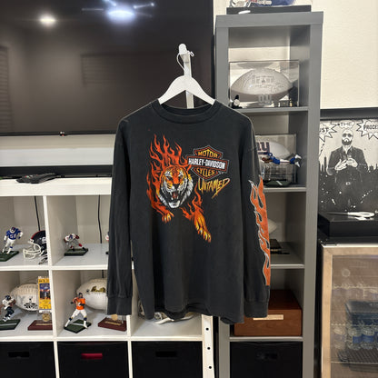 VTG Boot Harley Davidson Untamed Tiger LS Tee