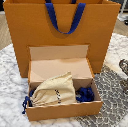 RARE Louis Vuitton LV Shadow 40mm Reversible Black Leather Silver Buckle Belt